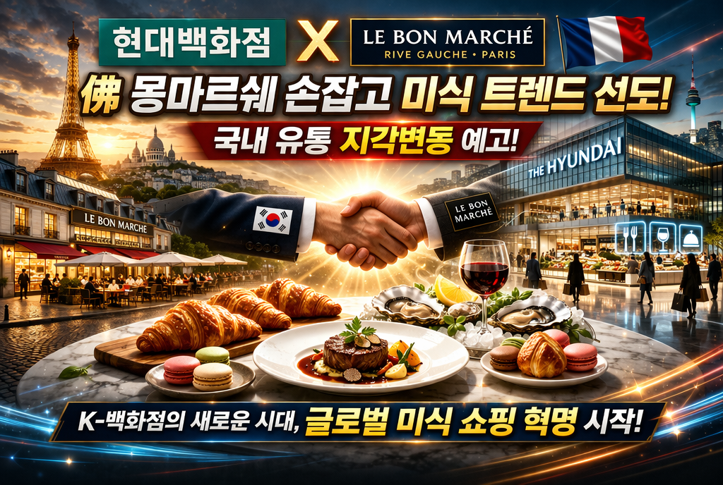 현대백화점, 佛 몽마르쉐 손잡고 미식 트렌드 선도!